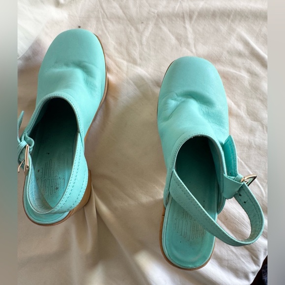 CHARLOTTE STONE
Bonnie Leather Slingback Strap Platform Clog size 10 - Picture 12 of 15